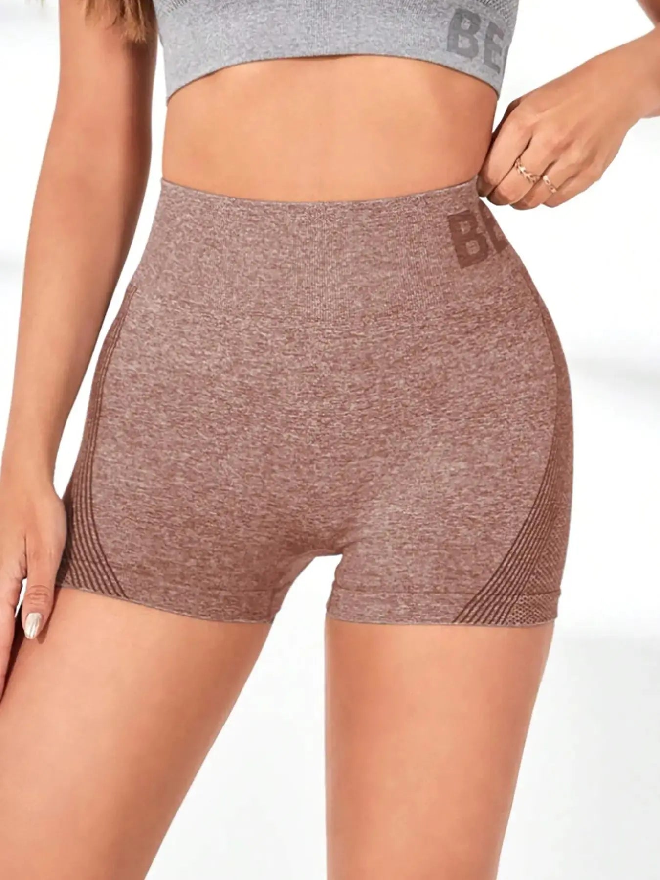 High Waist Sports Gym Shorts